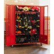 Шкаф для хранения одежды и обуви пожарных ШОВ-900/2 На ножках