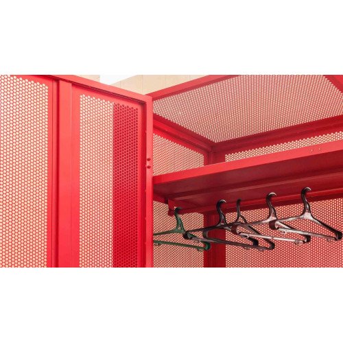 Шкаф для хранения одежды и обуви пожарных ШОВ-900/2 На ножках