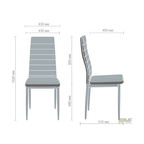 Офісний стілець Сицилія Шкірозамінник