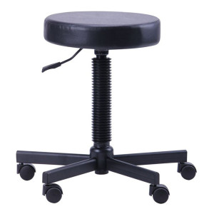 Офисный табурет Грасс на роликах Кожзаменитель