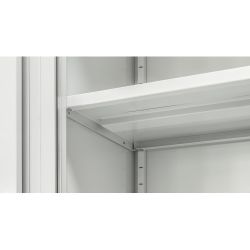 Канцелярский шкаф с роллетными дверьми ШКГ-10 р RAL-7035