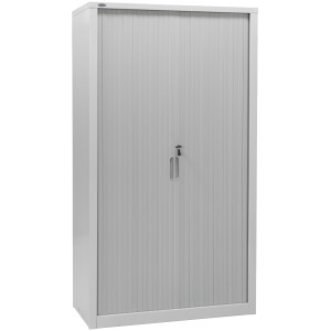 Канцелярский шкаф с роллетными дверьми ШКГ-12 р RAL-7035