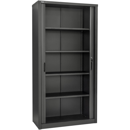 Канцелярский шкаф с роллетными дверьми ШКГ-10 р RAL-9005