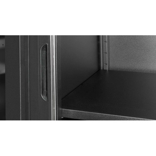 Канцелярский шкаф с роллетными дверьми ШКГ-12 р RAL-9005