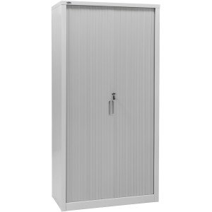 Канцелярский шкаф с роллетными дверьми ШКГ-10 р RAL-7035