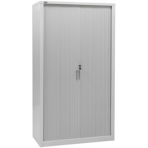 Канцелярский шкаф с роллетными дверьми ШКГ-12 р RAL-7035