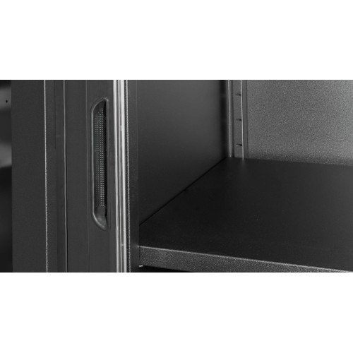 Канцелярский шкаф с роллетными дверьми ШКГ-10 р RAL-9005