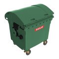 Контейнер пластиковий для ТПВ ТМ «SULO» 1100 л. сферична кришка, Зелений 