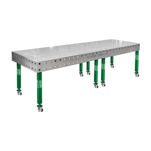 Стіл зварювальника GPPH SMART 12 3000х1480 з системою отворів 28 мм на коліщатках