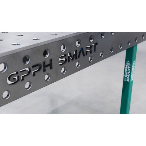 Стол сварщика GPPH SMART 15 1500х1000 с системой отверстий 28 мм на колесиках