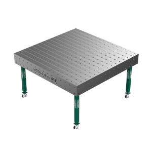 Стіл зварювальника GPPH SMART 12 1500х1480 з системою отворів 16 мм на коліщатках