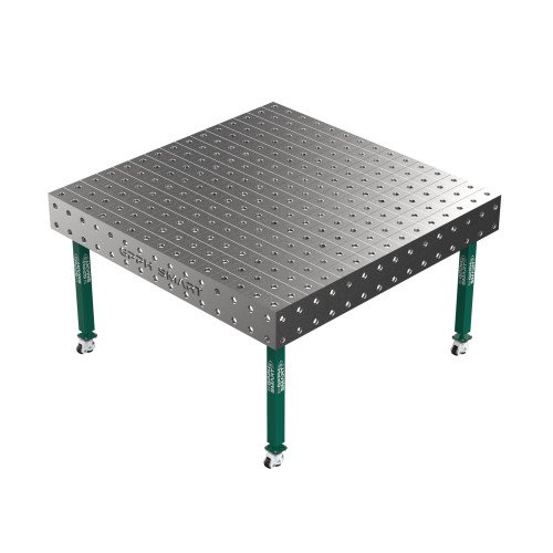 Стіл зварювальника GPPH SMART 12 1500х1480 з системою отворів 28 мм на коліщатках