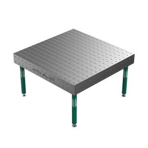 Стол сварщика GPPH SMART 15 1500х1480 с системой отверстий 16 мм на ножках