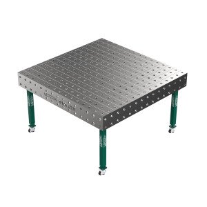 Стол сварщика GPPH SMART 12 1500х1480 с системой отверстий 28 мм на ножках