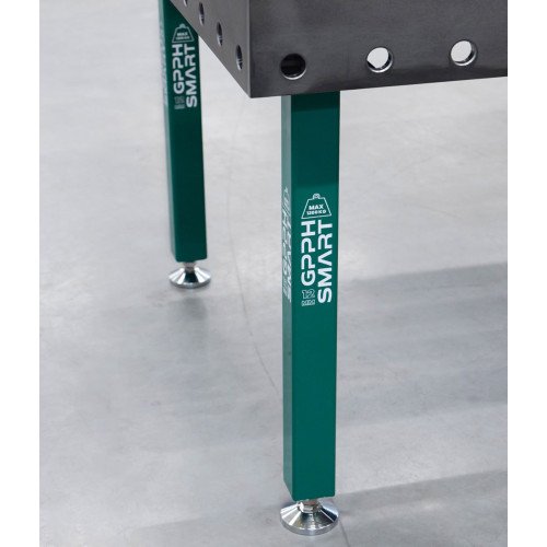 Стіл зварювальника GPPH SMART 12 1500х1000 з системою отворів 16 мм на ніжках