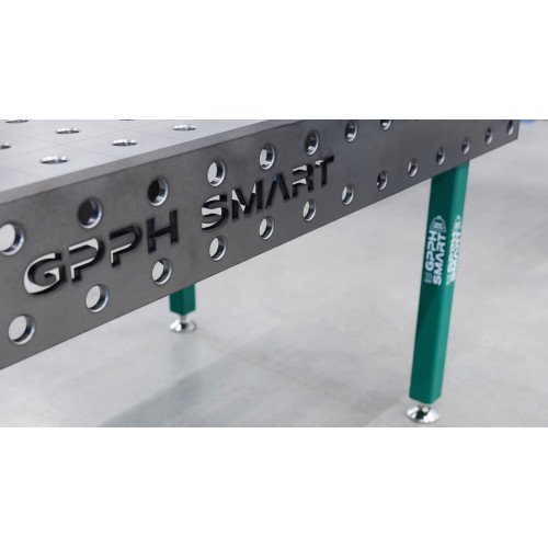Стіл зварювальника GPPH SMART 12 1500х1000 з системою отворів 16 мм на ніжках