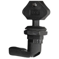 Замок 3Ш-2П (полиамид) с одним ключом