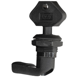 Замок 3Ш-2П (полиамид) с одним ключом