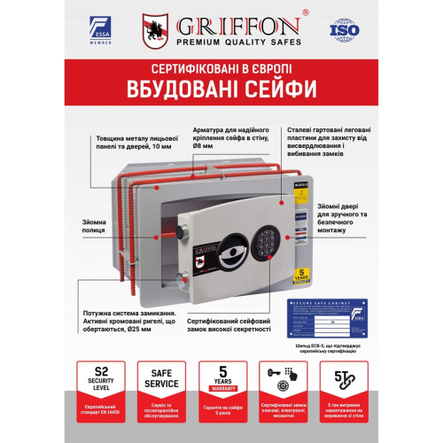 Сейф вбудований W.2015.К