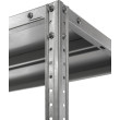 Стеллаж СК 2500×1000×400 оцинкованное покрытие
