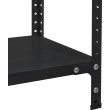 Стеллаж МС 4 полки 1450×1000×400 Черный (RAL-9005)