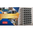 Стеллаж МС с контейнерами КРА-25 (36 шт.) уп