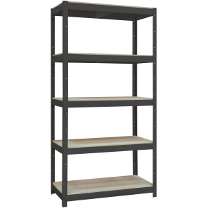 Стеллаж СТ-4/9МД-10 усиленный черный уп