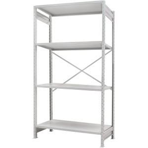 Стеллаж ПС 1500x600x1500 (4 полки) основной (250 кг на полку)