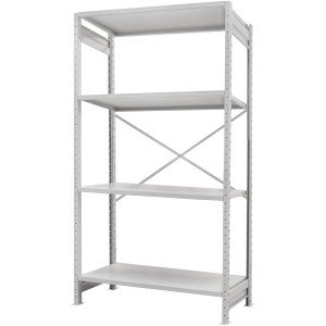 Стеллаж ПС 1500x600x1500 (4 полки) основной (250 кг на полку)