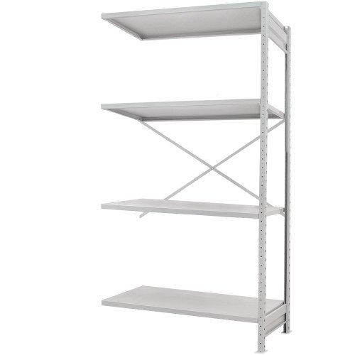 Стеллаж ПС 1500x300x1500 (4 полки) приставной (100 кг на полку)