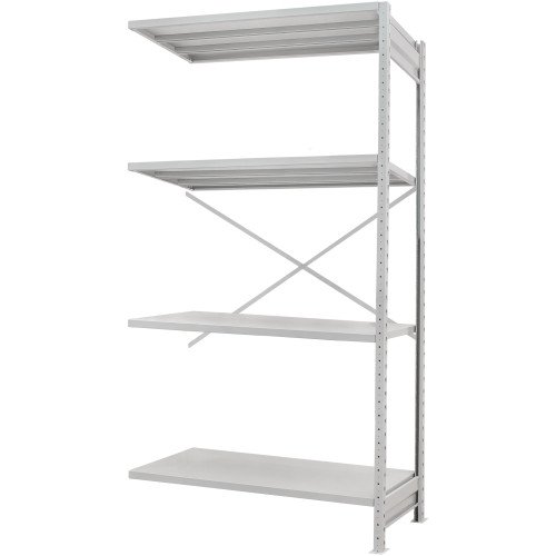 Стеллаж ПС 1150x600x1500 (4 полки) приставной (200 кг на полку)