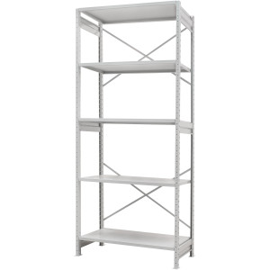 Стеллаж ПС 1000x300x2000 (5 полок) основной (100 кг на полку)