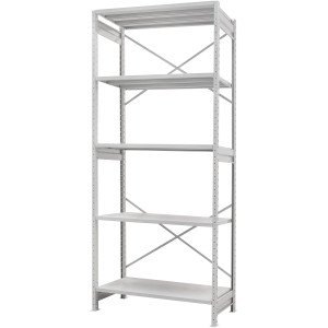 Стеллаж ПС 1500x600x2000 (5 полок) основной (200 кг на полку)