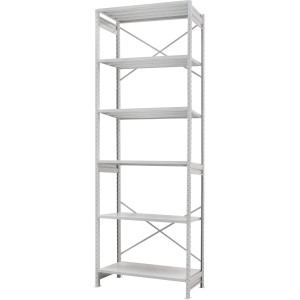 Стелаж ПС 1500x600x2500 (6 полиць) основний (250 кг на полицю)