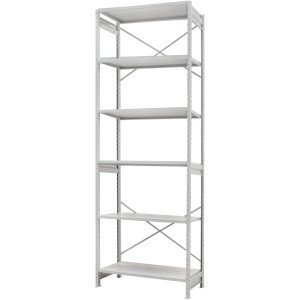 Стеллаж ПС 1000x300x2500 (6 полок) основной (100 кг на полку)