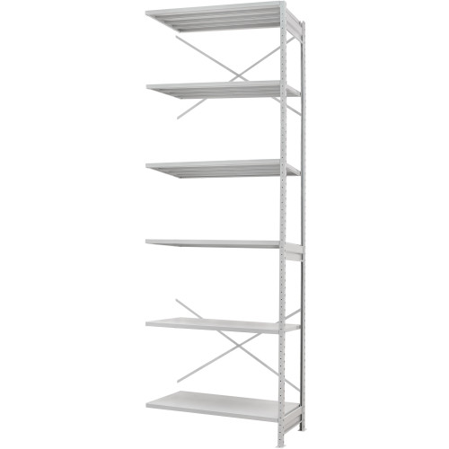 Стеллаж ПС 1150x500x2500 (6 полок) приставной (250 кг на полку)