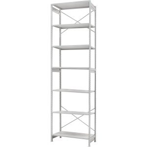 Стеллаж ПС 1500x600x3000 (7 полок) основной (100 кг на полку)