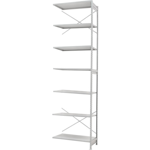 Стеллаж ПС 1000x600x3000 (7 полок) приставной (100 кг на полку)