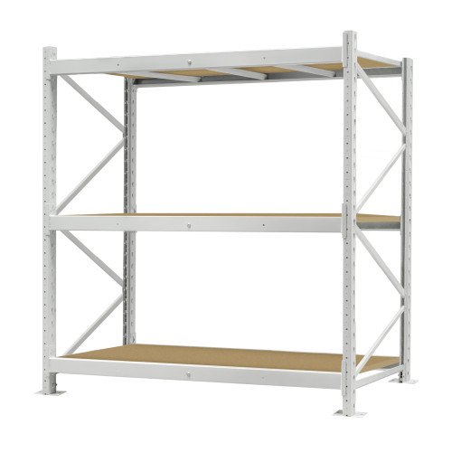 Стеллаж ПСТ 1200x700x2000 (3 уровня, ДСП) основной (0-300 кг на уровень)