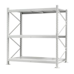 Стеллаж ПСТ 1800x700x2000 (3 уровня, полки металл) основной (0-400 кг на уровень)