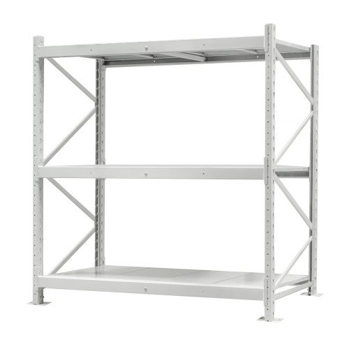 Стелаж ПСТ 1800x700x2000 (3 рівня, полиці метал) основний (0-400 кг на рівень)