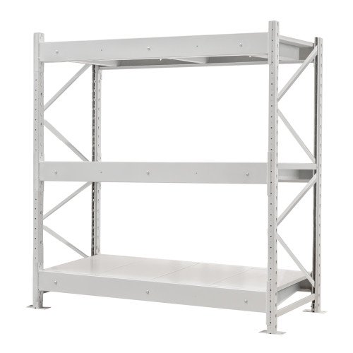 Стеллаж ПСТ 1500x800x2000 (3 уровня, полки металл) основной (400-800 кг на уровень)