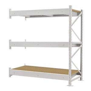 Стелаж ПСТ 1800x900x2000 (3 рівня, ДСП) приставний (300-400 кг на рівень)