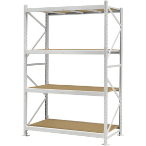Стеллаж ПСТ 1200x1000x2500 (4 уровня, ДСП) основной (0-300 кг на уровень)