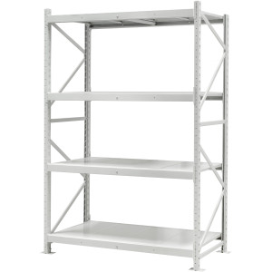 Стеллаж ПСТ 1500x800x2500 (4 уровня, полки металл) основной (0-400 кг на уровень)