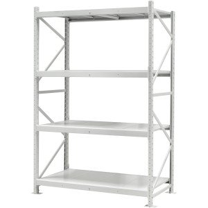Стеллаж ПСТ 1200x900x2500 (4 уровня, полки металл) основной (0-400 кг на уровень)