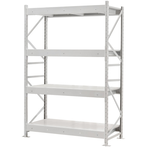 Стеллаж ПСТ 1800x800x2500 (4 уровня, полки металл) основной (400-800 кг на уровень)