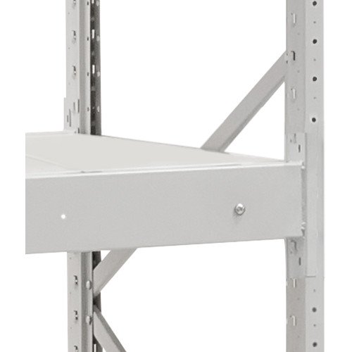 Стеллаж ПСТ 1200x800x2500 (4 уровня, полки металл) приставной (400-800 кг на уровень)