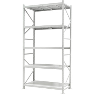 Стеллаж ПСТ 1200x700x3000 (5 уровня, полки металл) основной (0-400 кг на уровень)