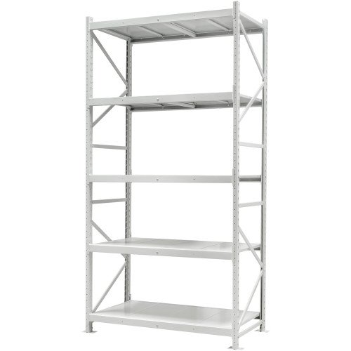 Стеллаж ПСТ 1800x900x3000 (5 уровня, полки металл) основной (0-400 кг на уровень)